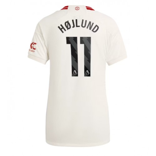 Maillot de foot Manchester United Rasmus Hojlund #11 Troisième Femmes 2023-24 Manches Courte
